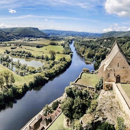 Au Coeur De Beynac, Superbe Maison Du 14Eme Siecle Avec Jardin Panoramique Exterior photo
